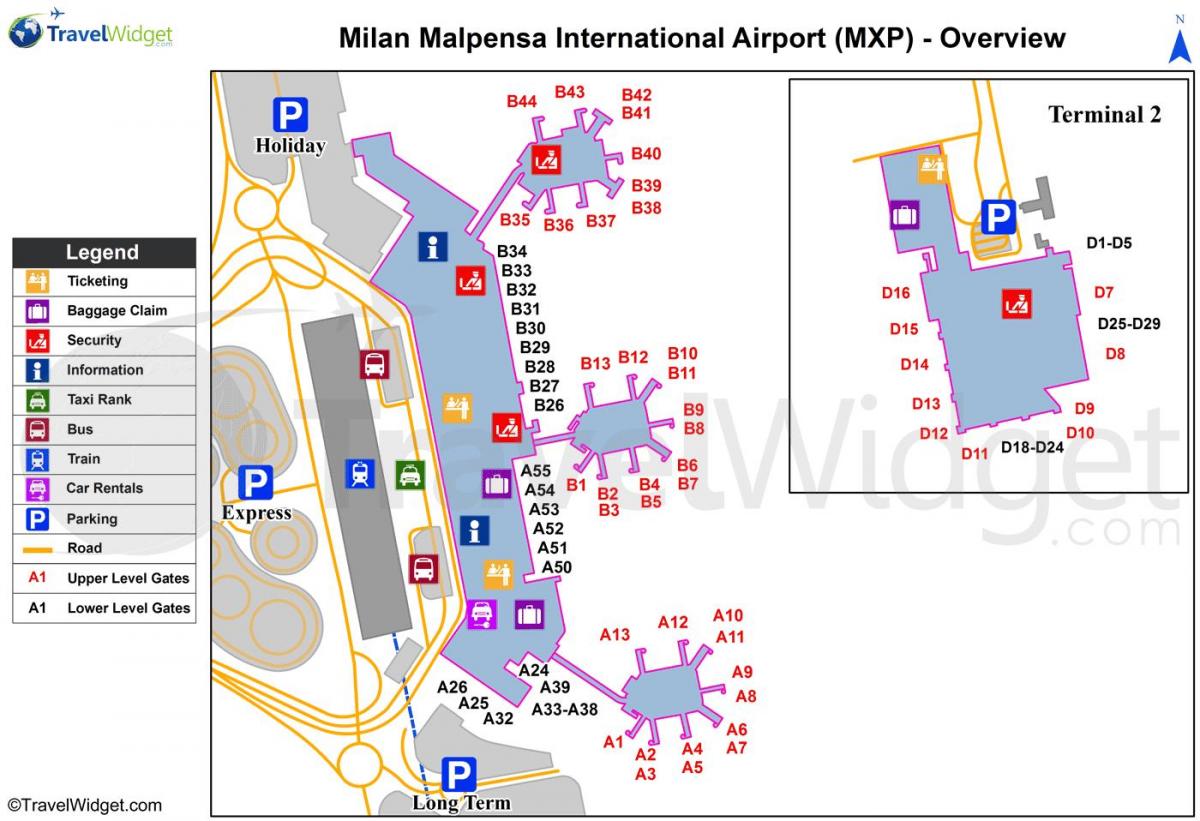 milan haritası havaalanları ve tren istasyonları