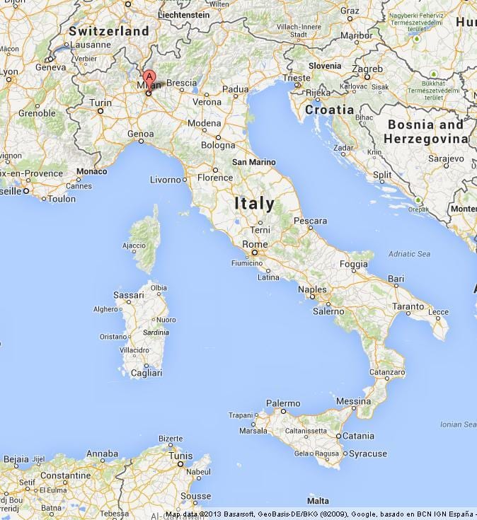 dünya haritası milan 