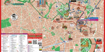Milan hop rota haritadan hop 