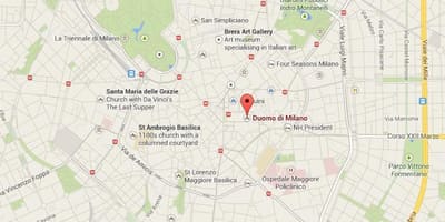 Milan Katedrali göster 