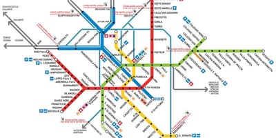 Milano metro haritası