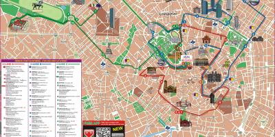 Milan haritası otobüs güzergahı