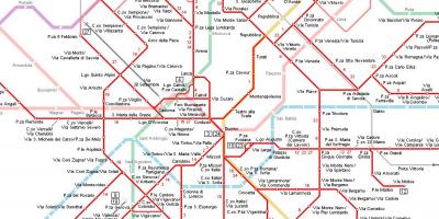 Tramvay milan haritası