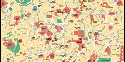 Milan, İtalya şehir merkezi Haritayı göster